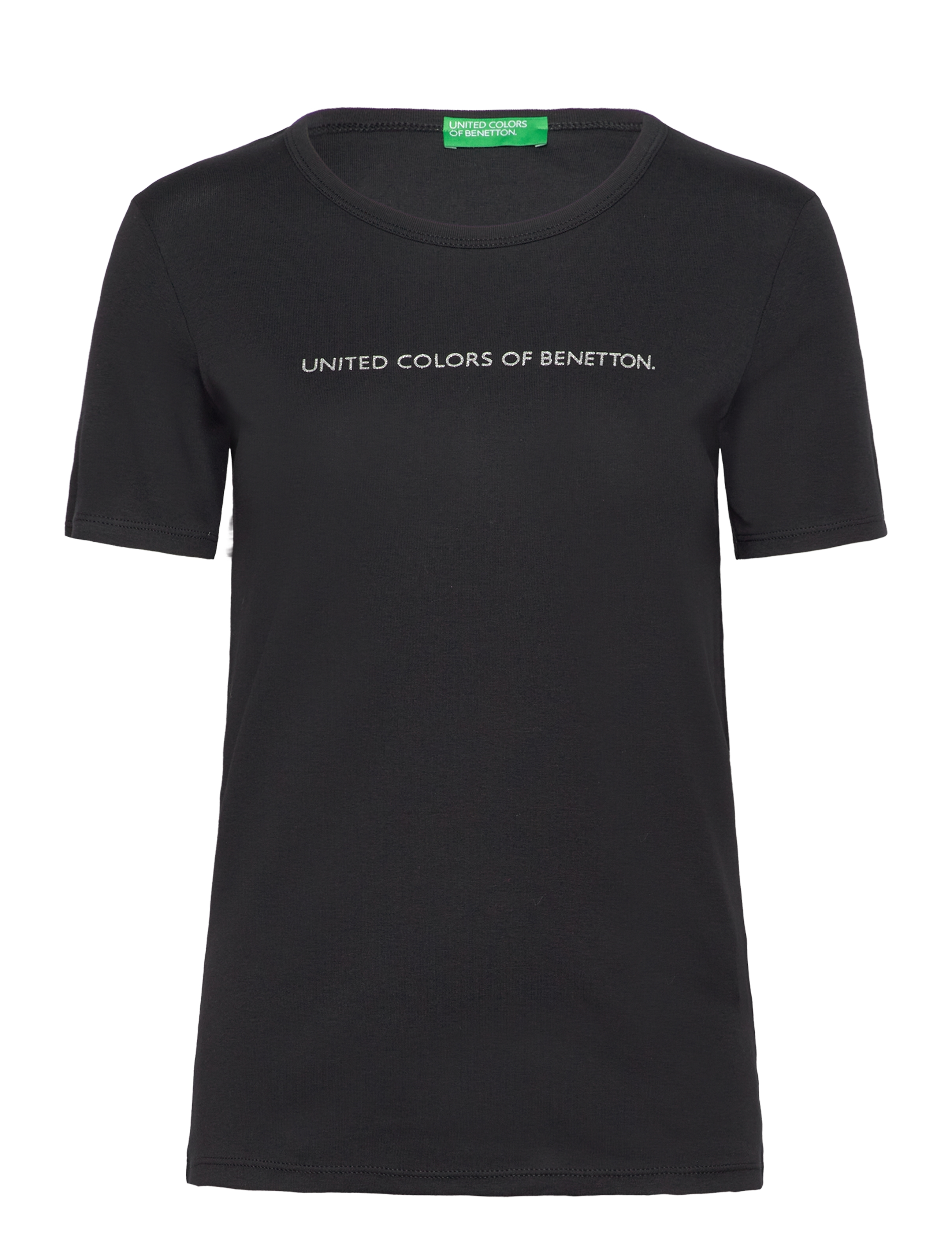 United Colors of Benetton T-SHIRT - T-Shirts & Tops - BLACK / black