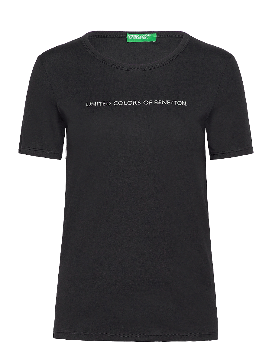 United Colors of Benetton - T-SHIRT - t-shirts - black - 0