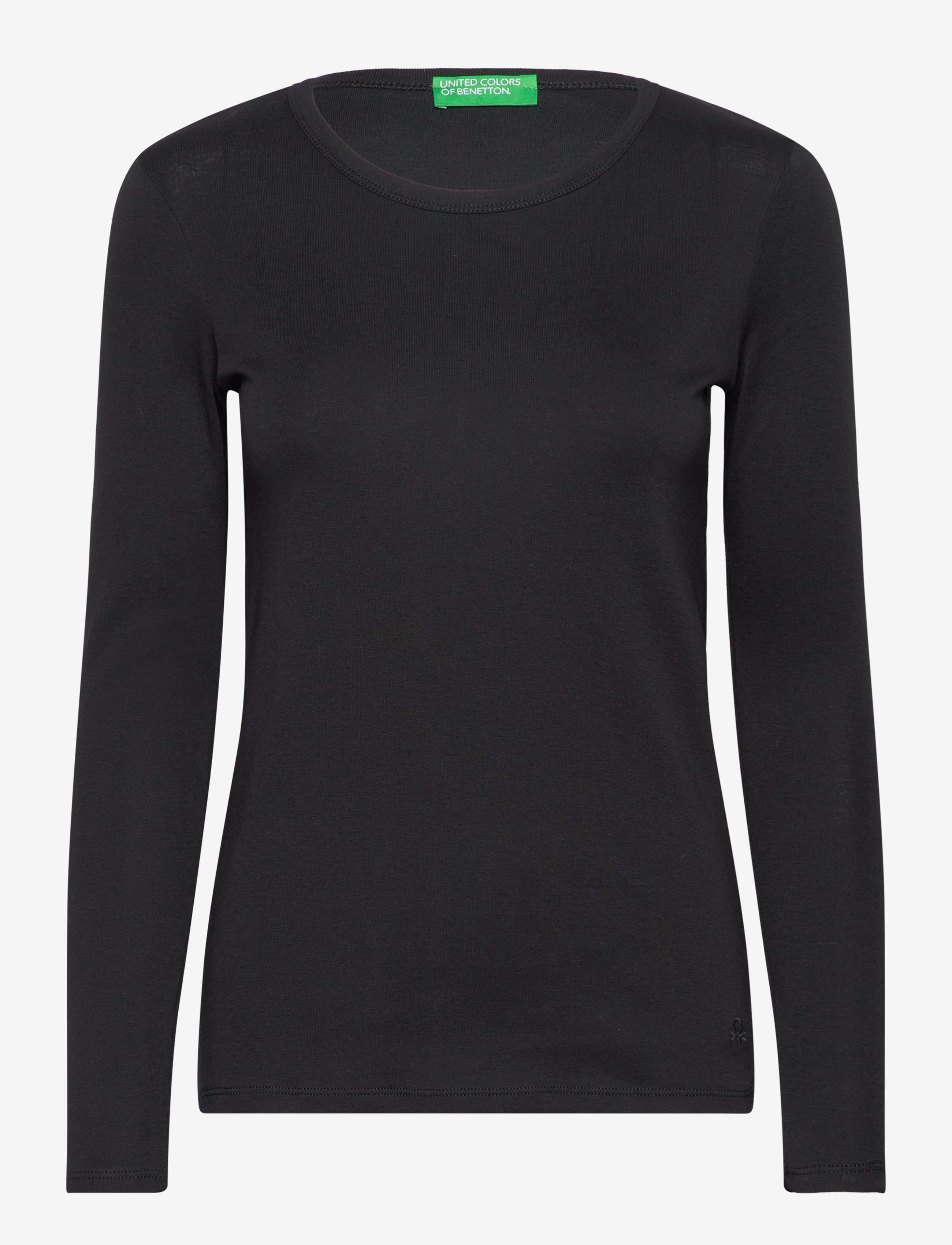 United Colors of Benetton T-SHIRT L/S - Kleidung - BLACK / black