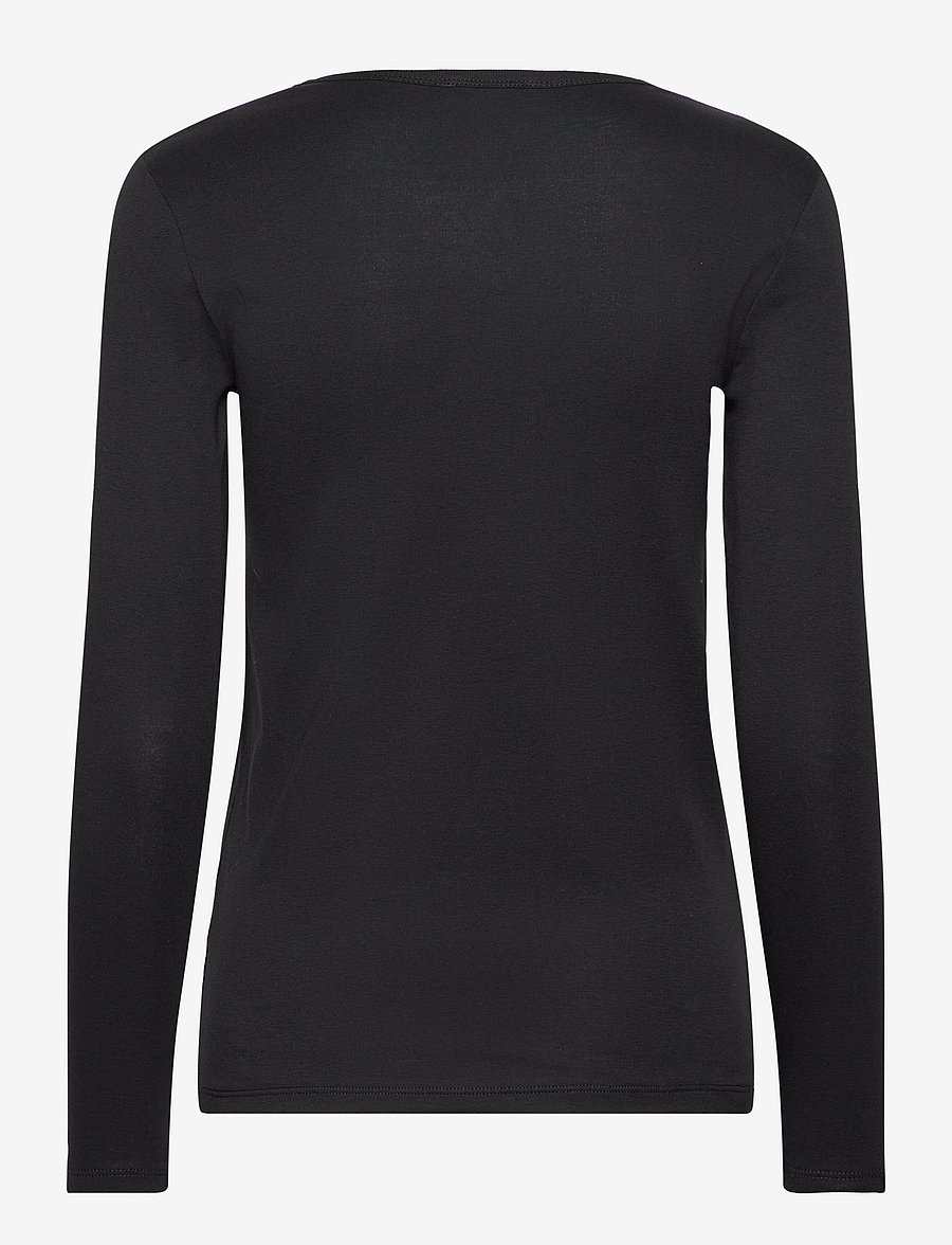 United Colors of Benetton - T-SHIRT L/S - pikkade varrukatega topid - black - 1