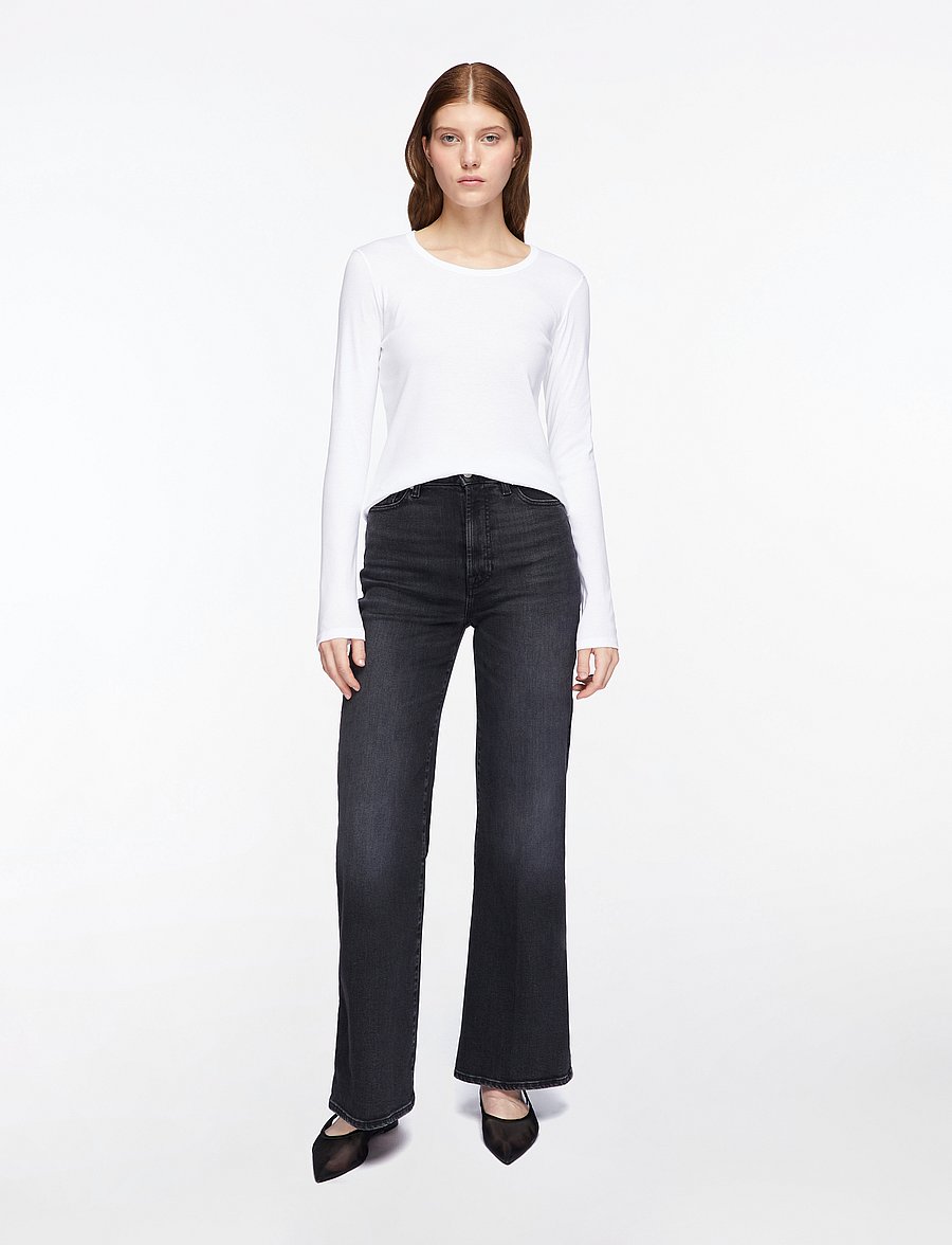 United Colors of Benetton - T-SHIRT L/S - långärmade toppar - white - 2
