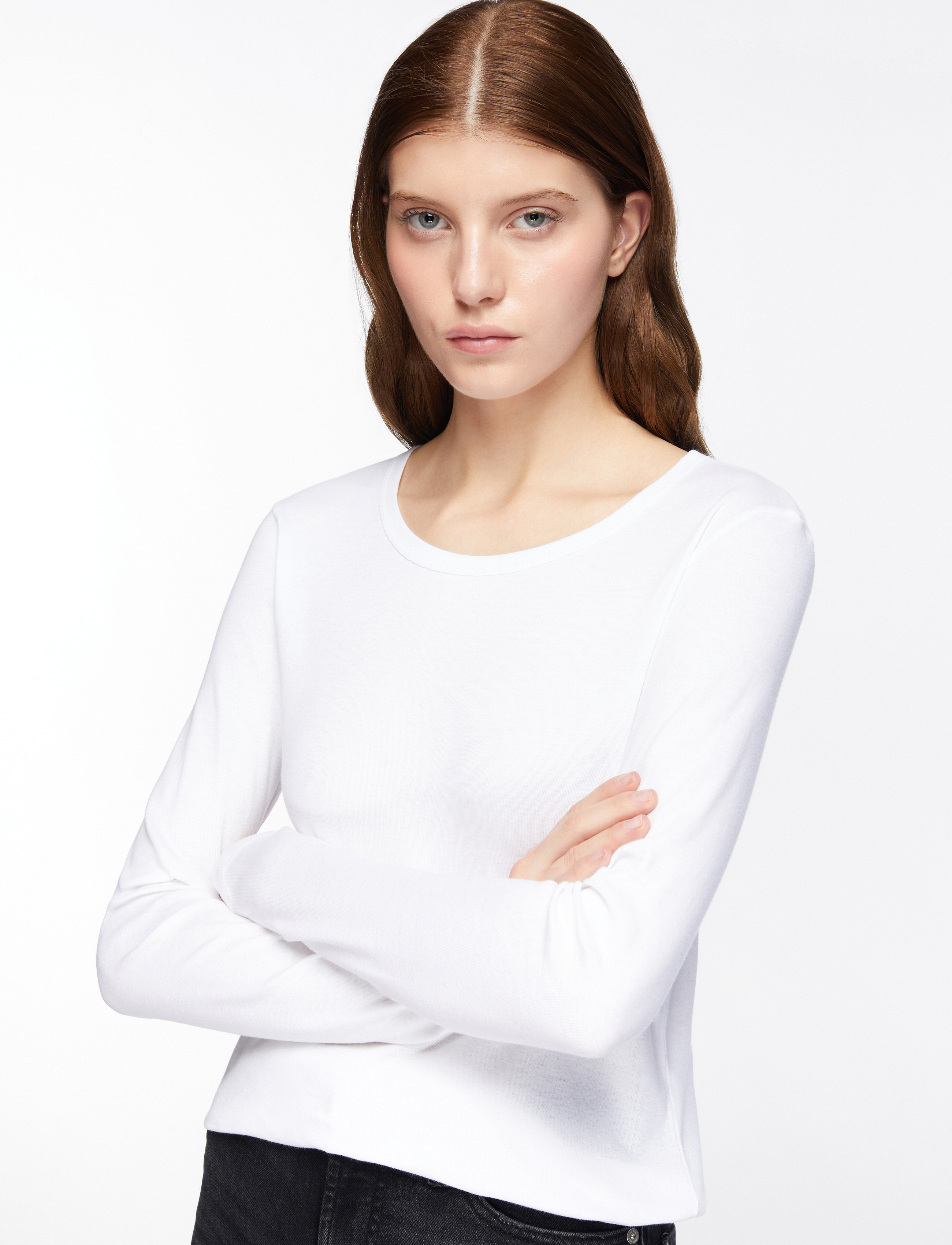 United Colors of Benetton - T-SHIRT L/S - langærmede toppe - white - 5