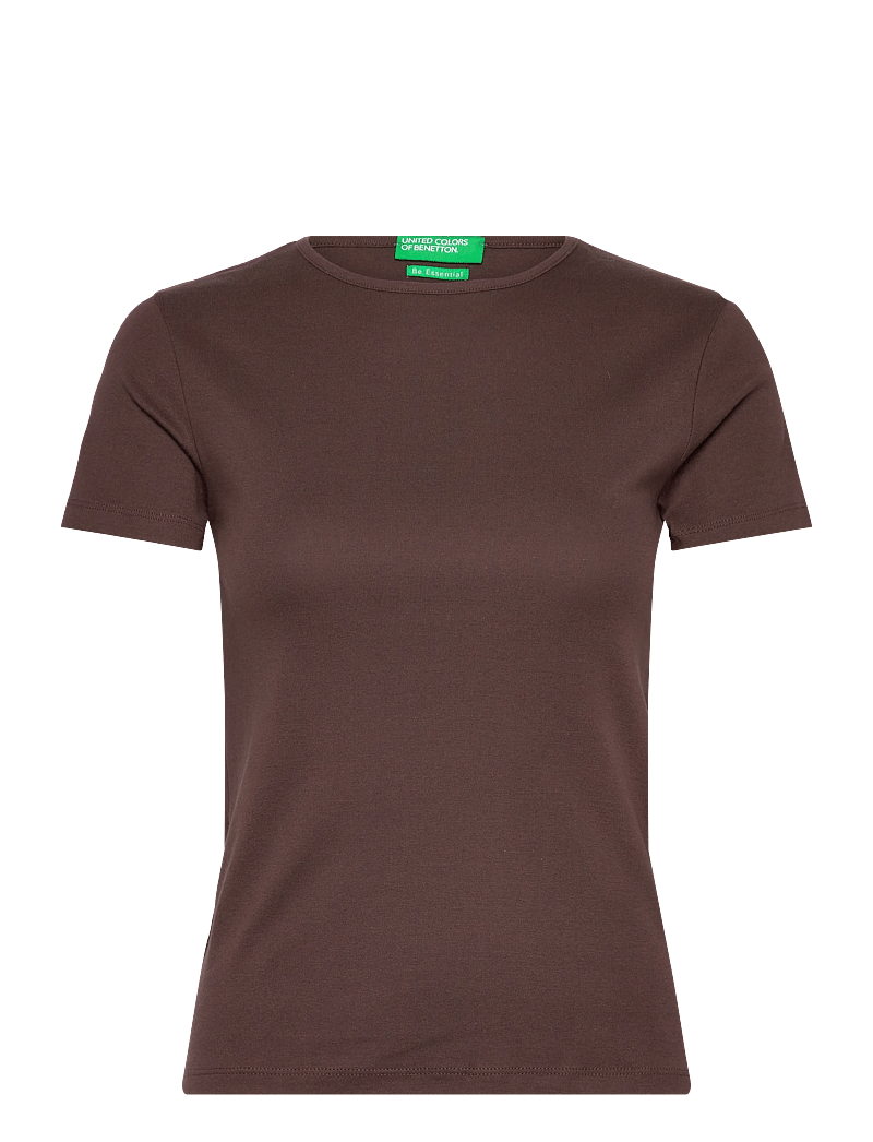 United Colors of Benetton - T-SHIRT - t-shirts - brown - 0