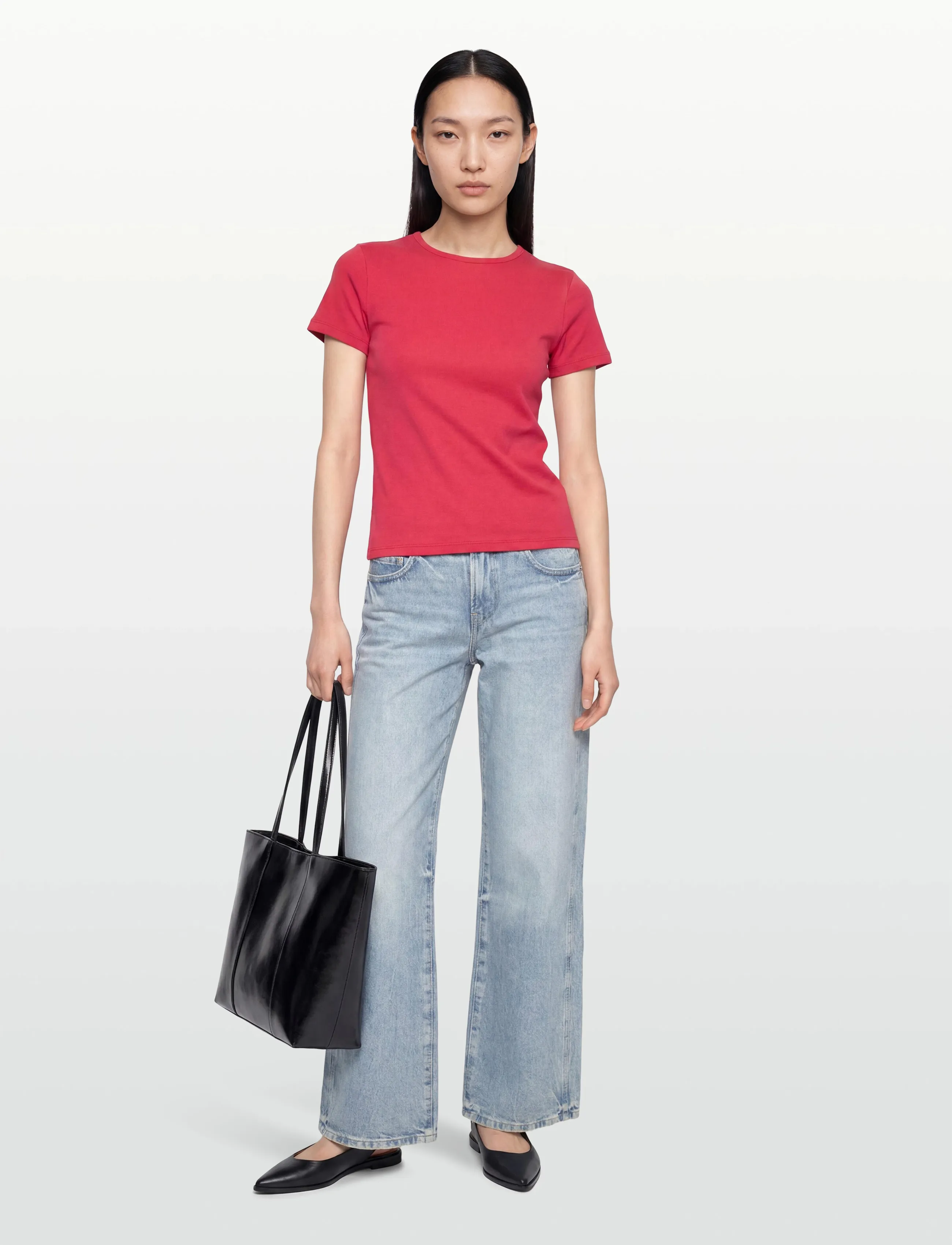 United Colors of Benetton T-SHIRT - T-shirts & Tops - RED / red