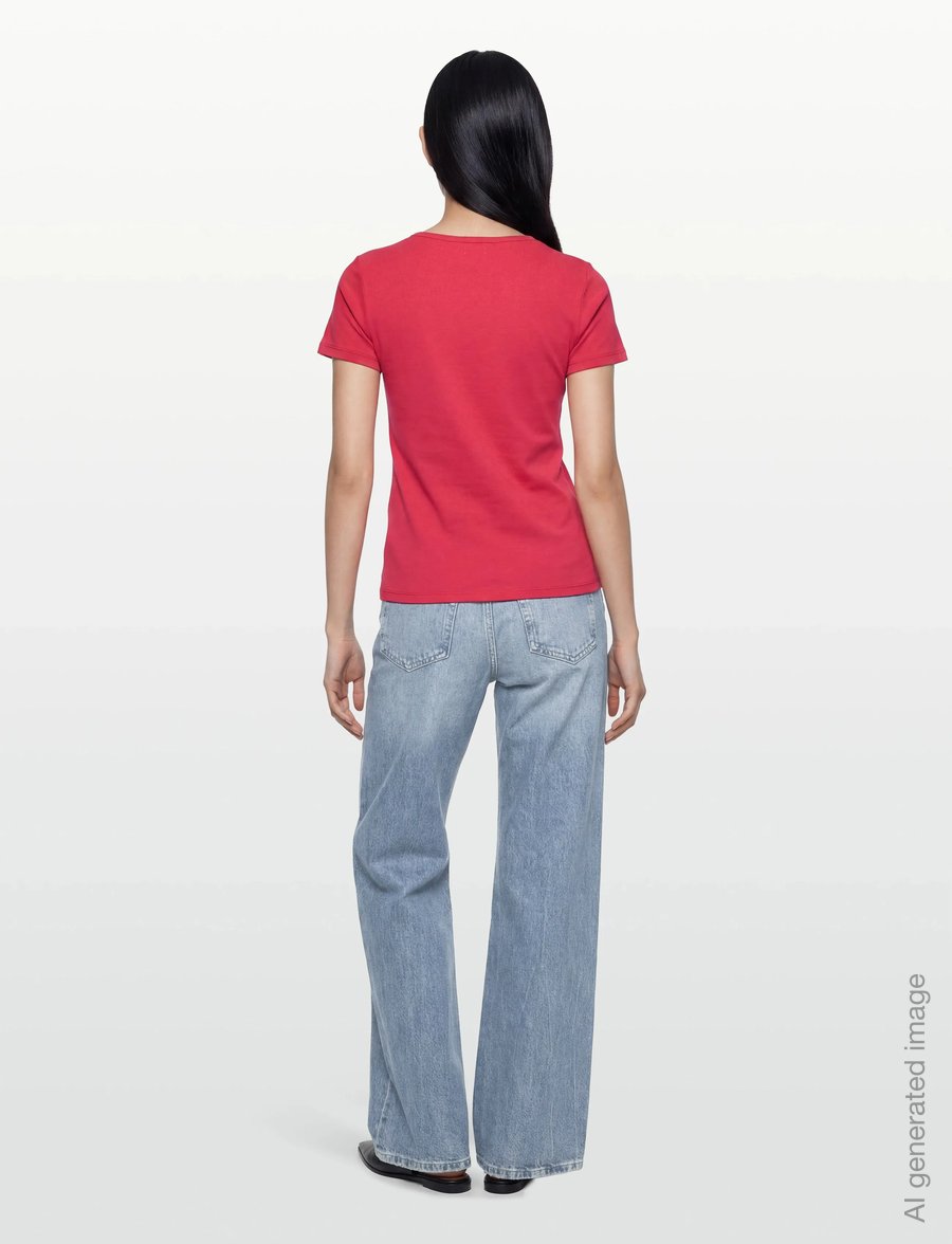 United Colors of Benetton - T-SHIRT - t-shirts - red - 4