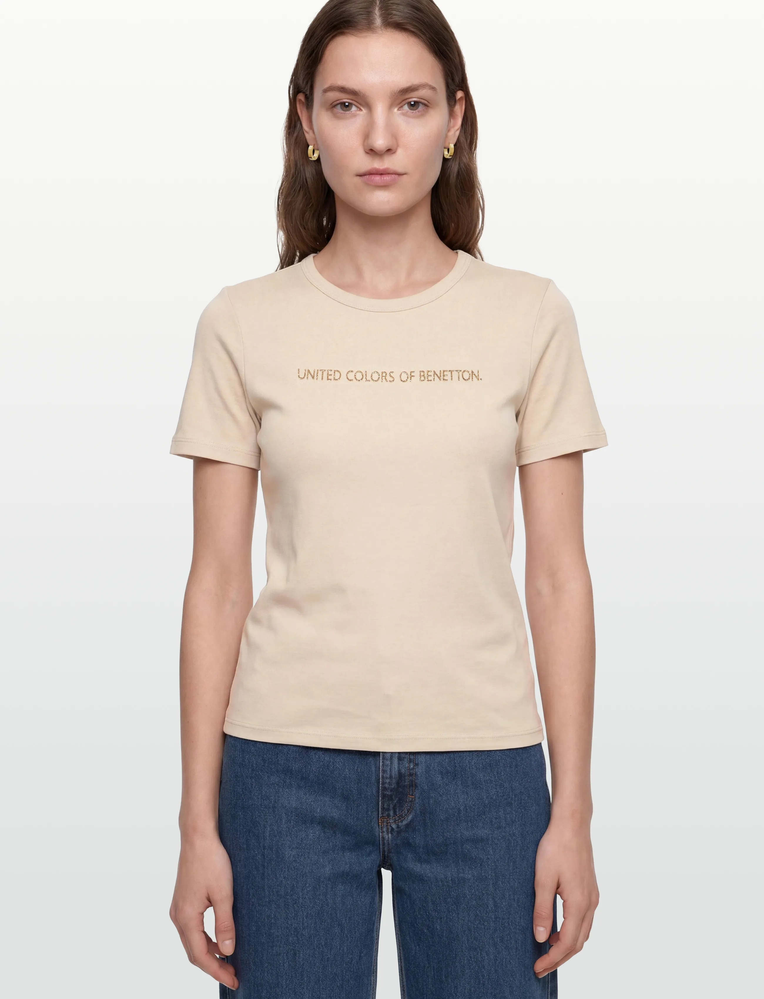 United Colors of Benetton - T-SHIRT - t-shirts - beige - 3