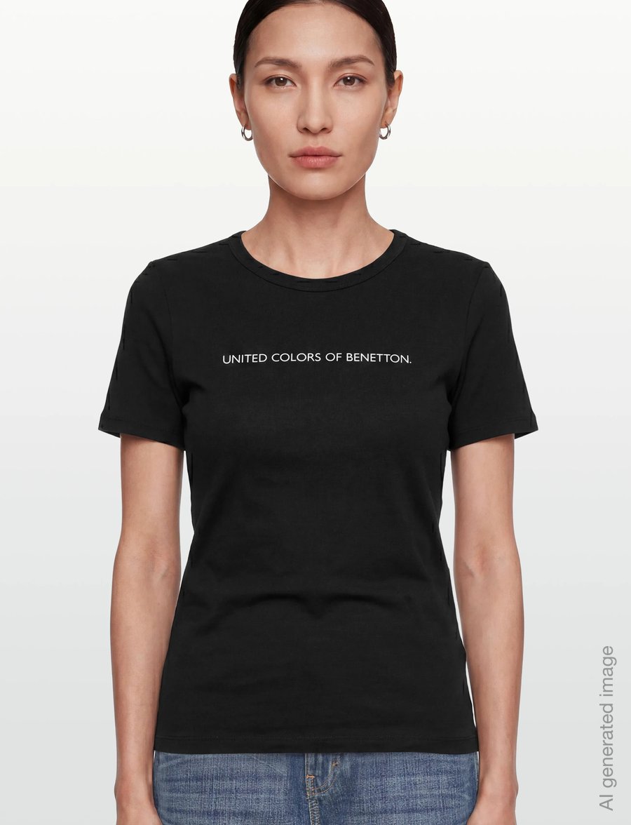United Colors of Benetton - T-SHIRT - t-särgid - black - 3