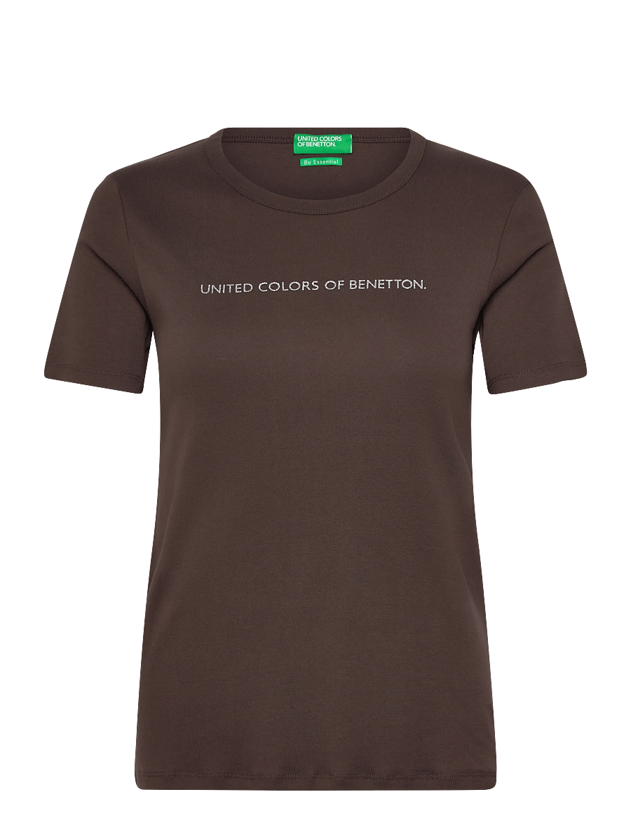 United Colors of Benetton - T-SHIRT - t-shirts - brown - 1