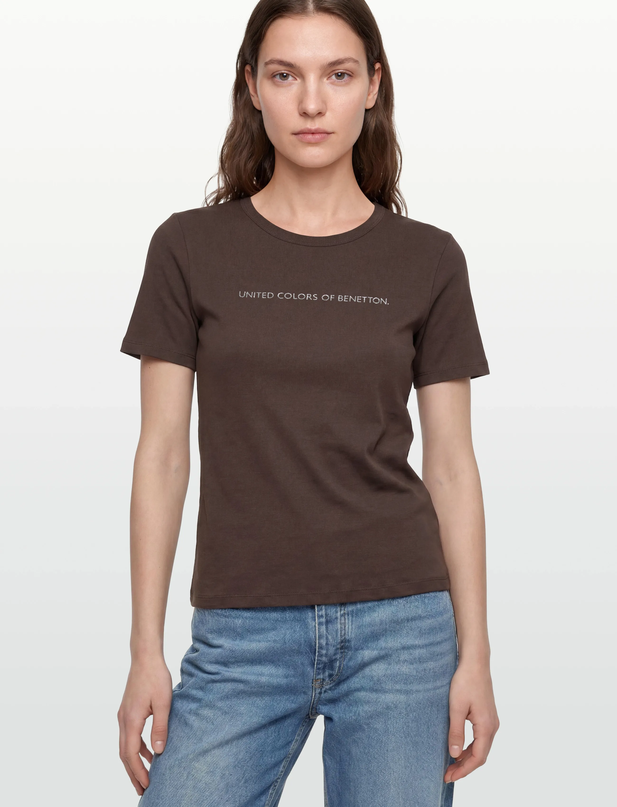 United Colors of Benetton - T-SHIRT - t-shirts - brown - 3