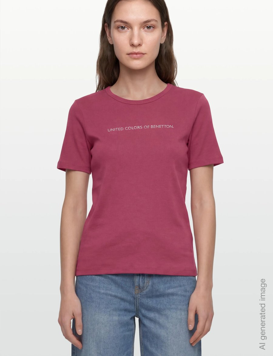 United Colors of Benetton - T-SHIRT - t-shirts - pink - 3