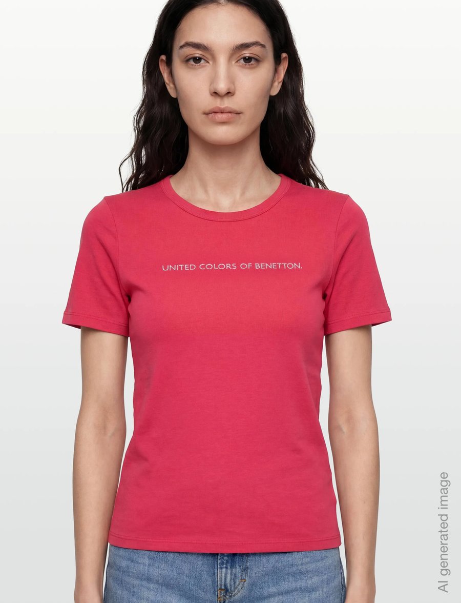 United Colors of Benetton - T-SHIRT - t-shirts - red - 3