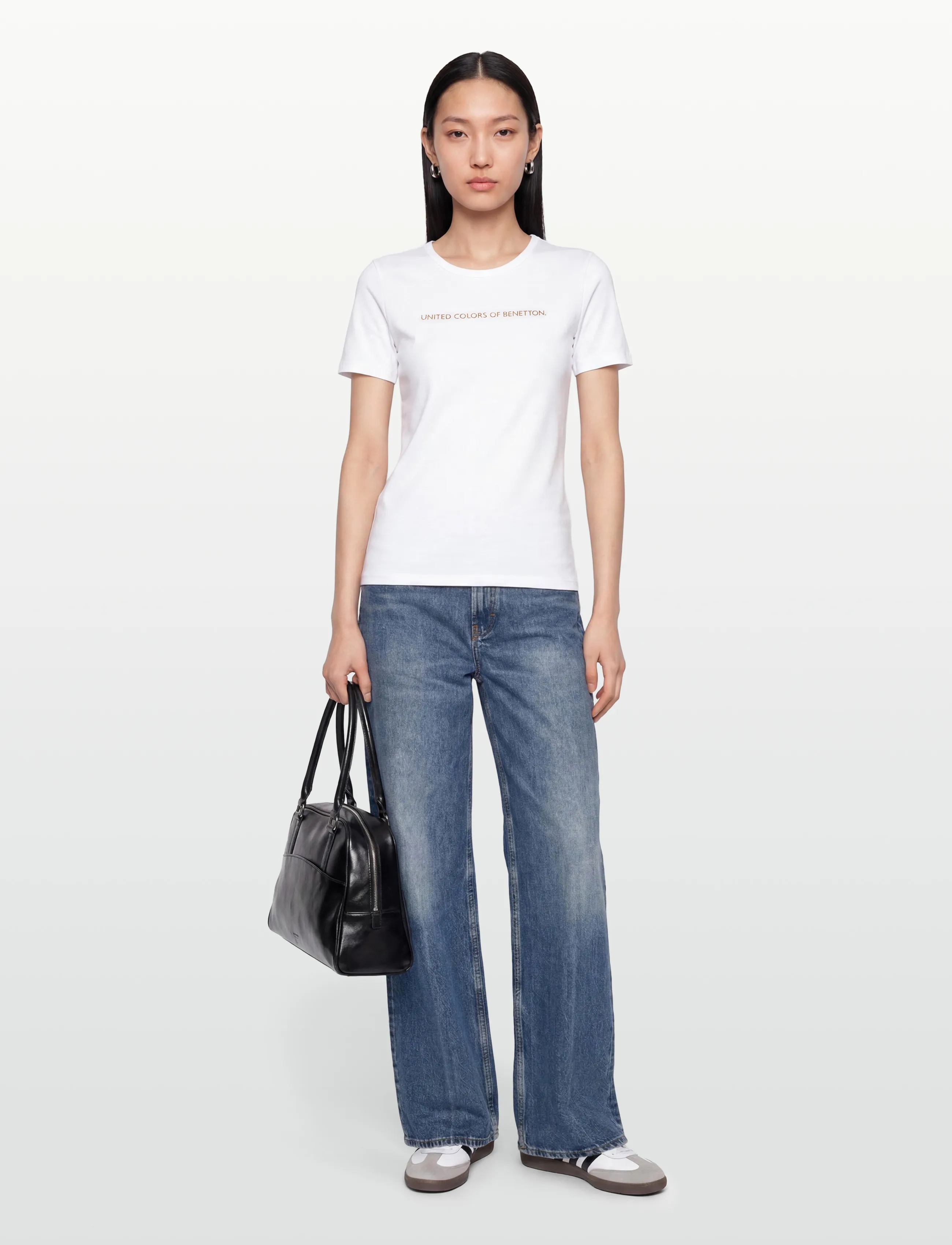 United Colors of Benetton - T-SHIRT - t-shirts - white - 0