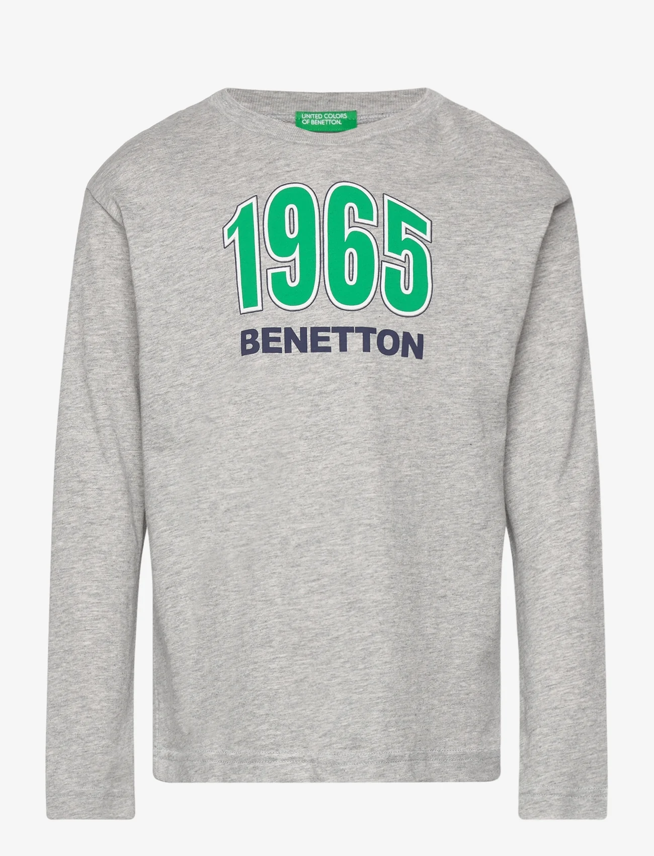 United Colors of Benetton - T-SHIRT L/S - pikkade varrukatega t-särgid - medium melange grey - 0