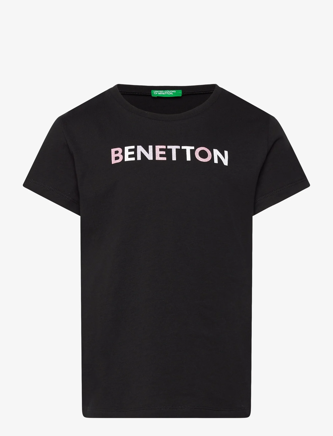 United Colors of Benetton - T-SHIRT - lyhythihaiset t-paidat - black - 0