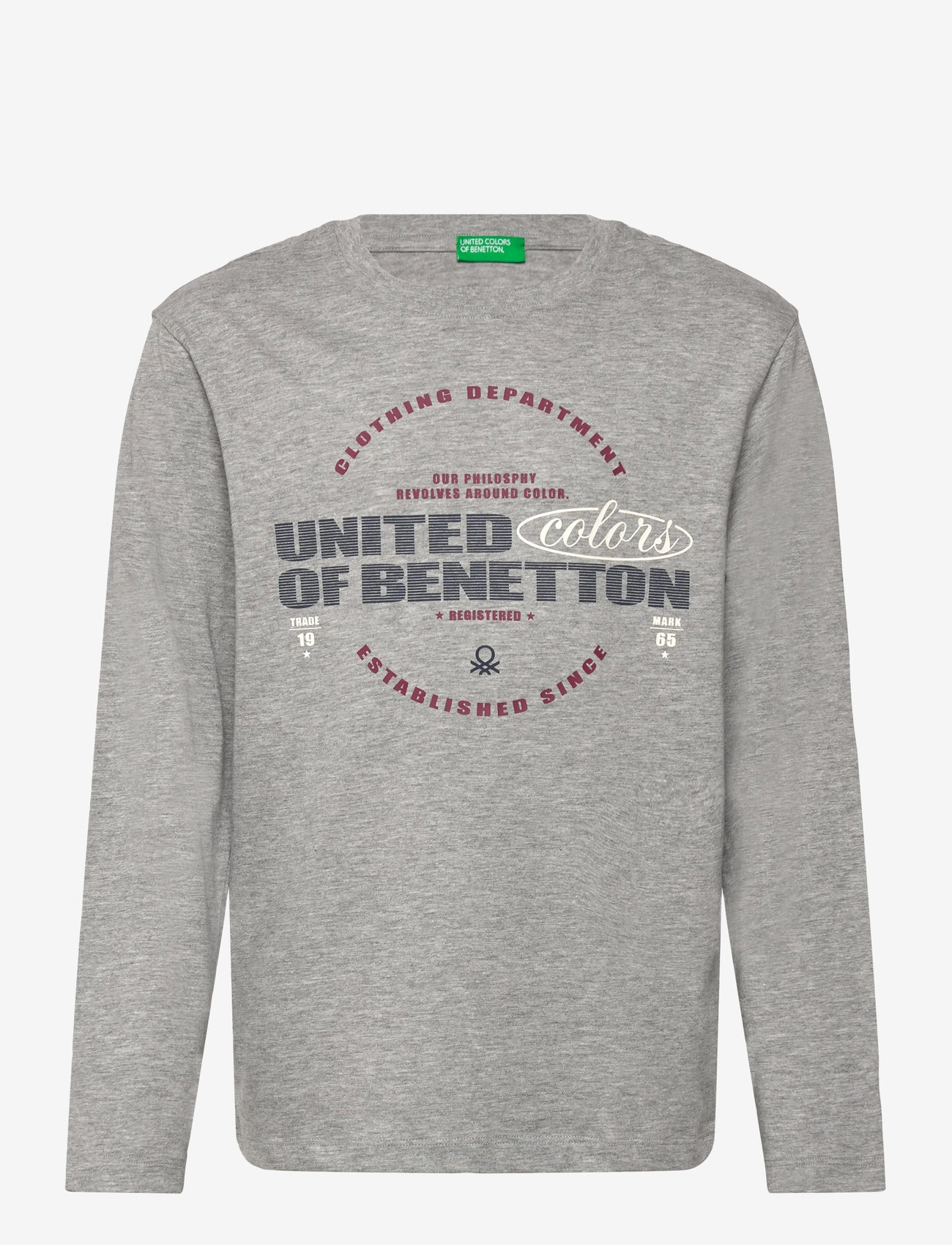 United Colors of Benetton - T-SHIRT L/S - långärmade t-shirts - grey - 0
