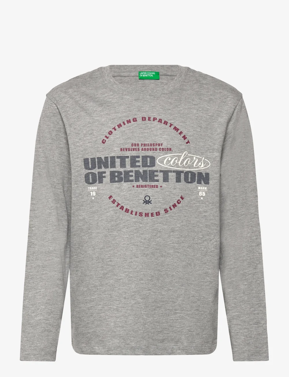 United Colors of Benetton - T-SHIRT L/S - langärmelig - grey - 0