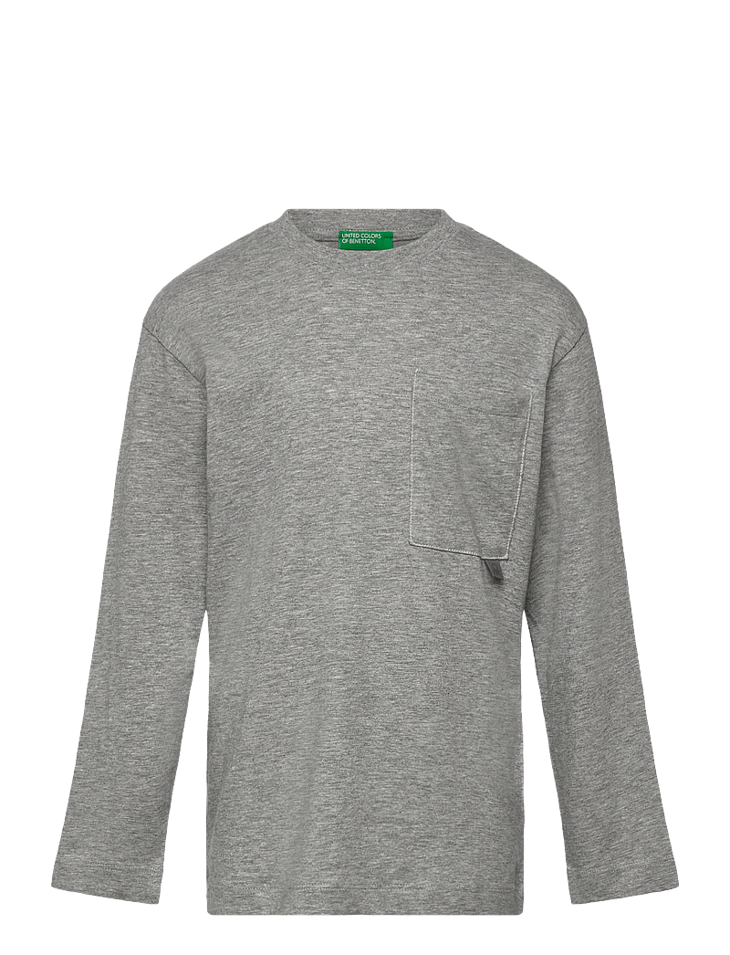 United Colors of Benetton - T-SHIRT L/S - långärmade t-shirts - grey - 0