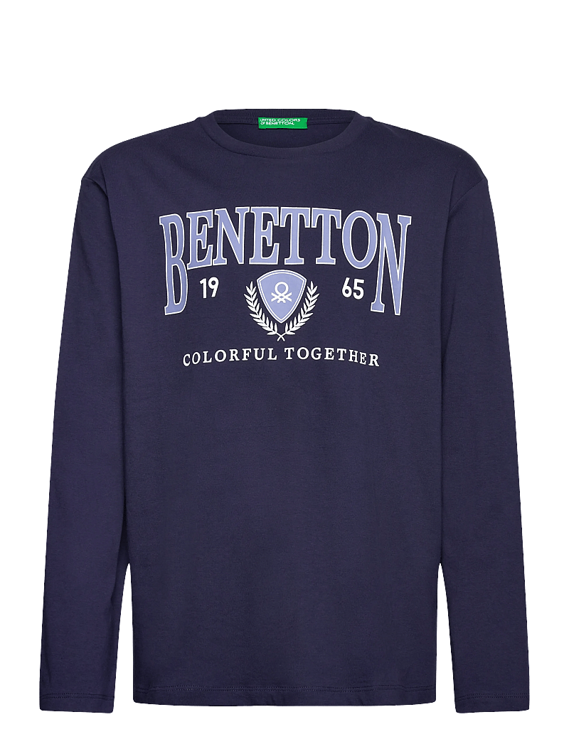 United Colors of Benetton - T-SHIRT L/S - långärmade t-shirts - blue - 0