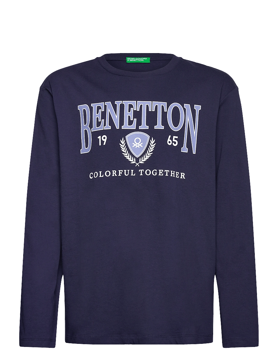 United Colors of Benetton - T-SHIRT L/S - t-shirts à manches longues - blue - 0