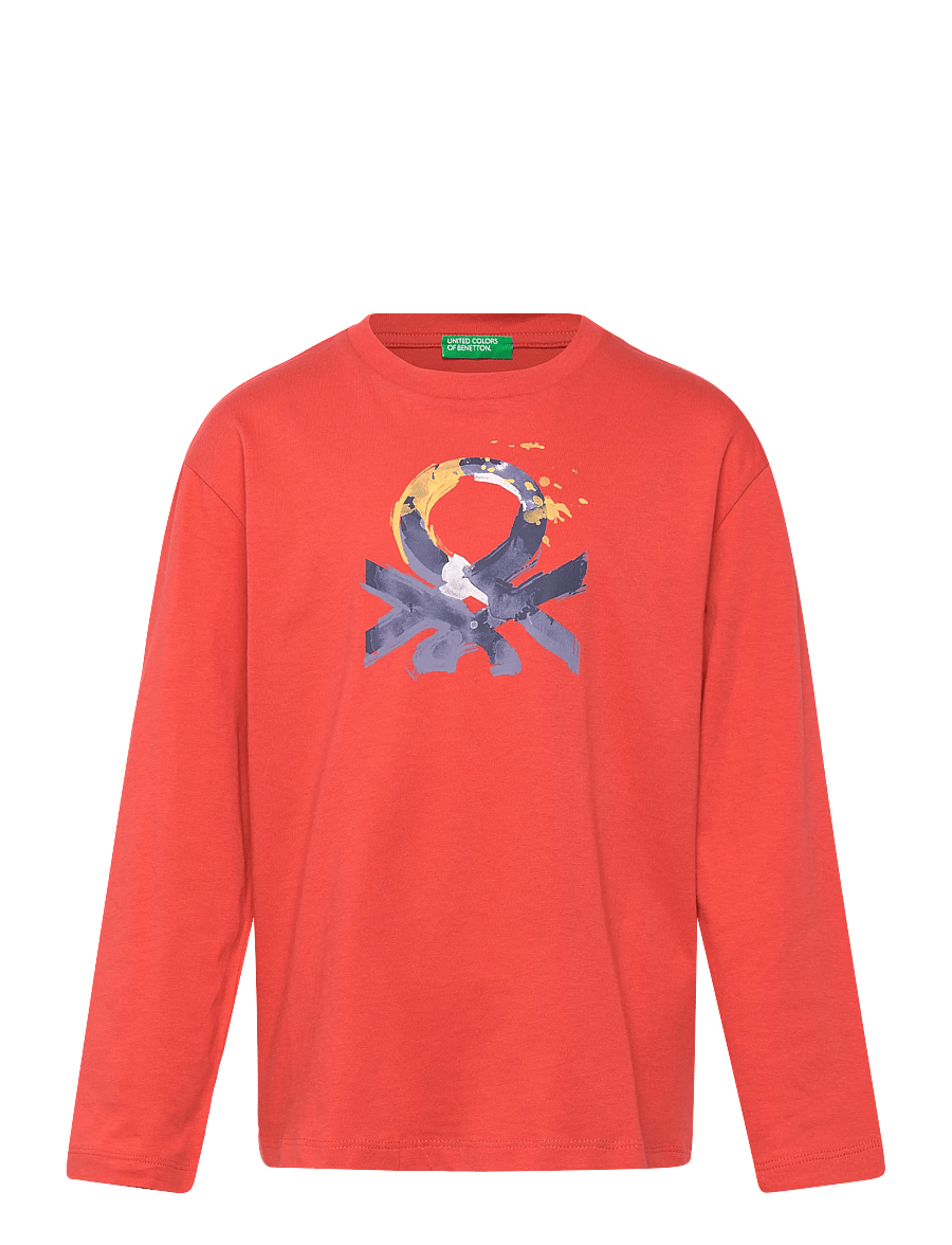 United Colors of Benetton - T-SHIRT L/S - langærmede t-shirts - red - 0