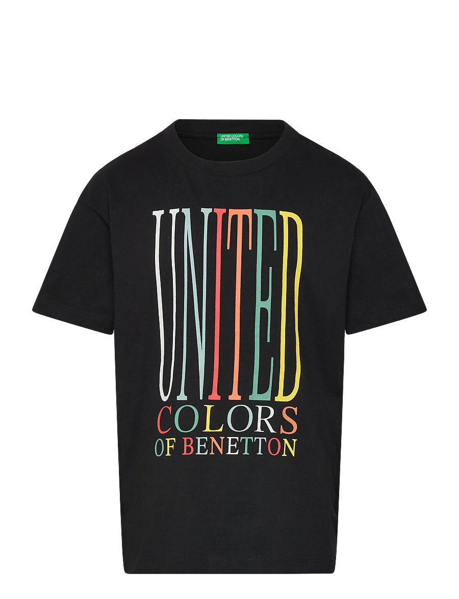 United Colors of Benetton - T-SHIRT - t-shirts à manches courtes - black - 0
