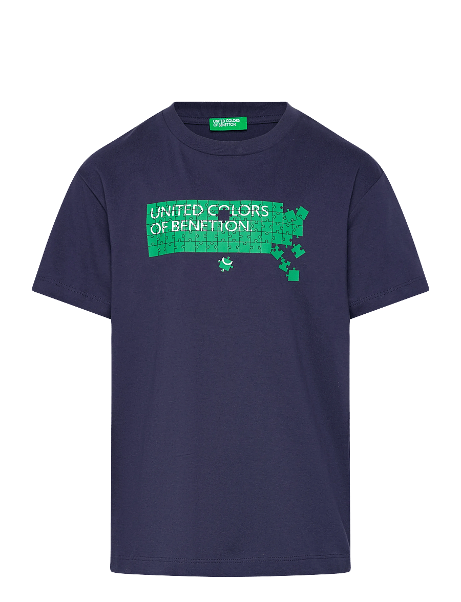 United Colors of Benetton - T-SHIRT - t-shirts à manches courtes - blue - 0