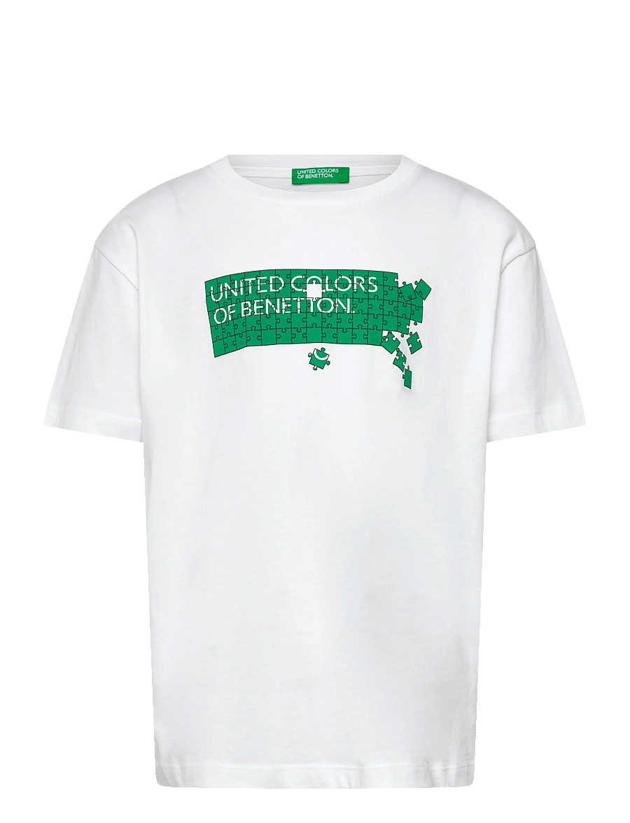 United Colors of Benetton - T-SHIRT - kortærmede t-shirts - white - 0