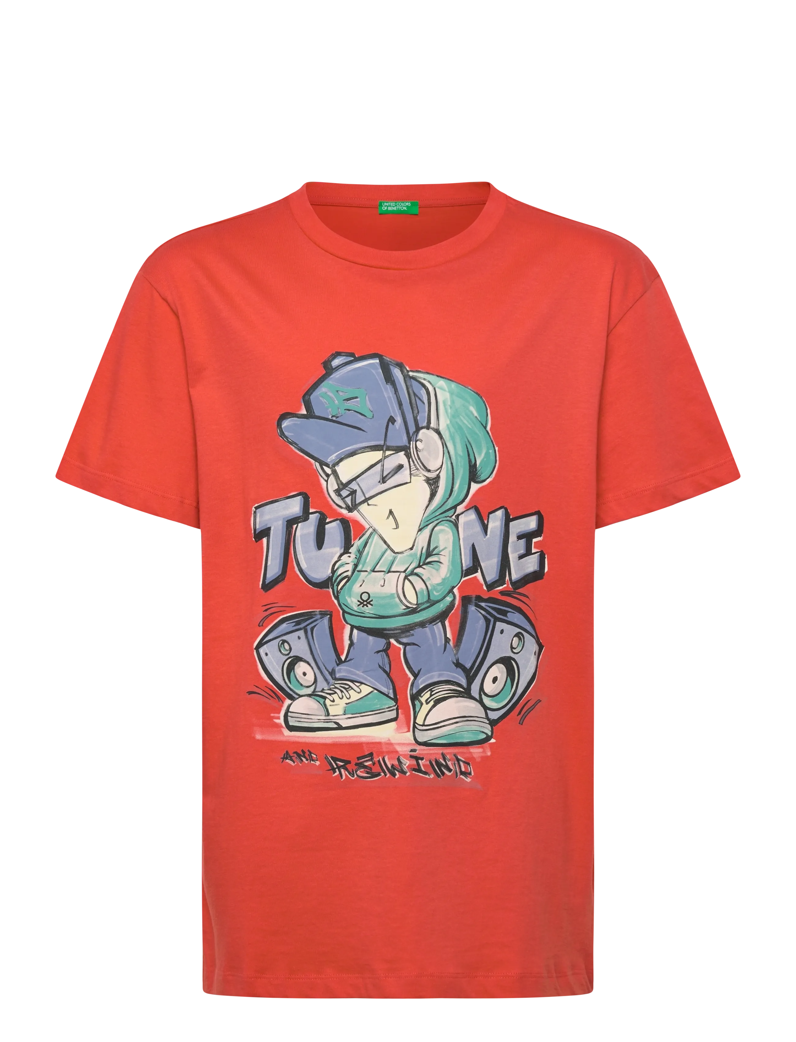 United Colors of Benetton T-SHIRT - United Colors of Benetton - RED / orange