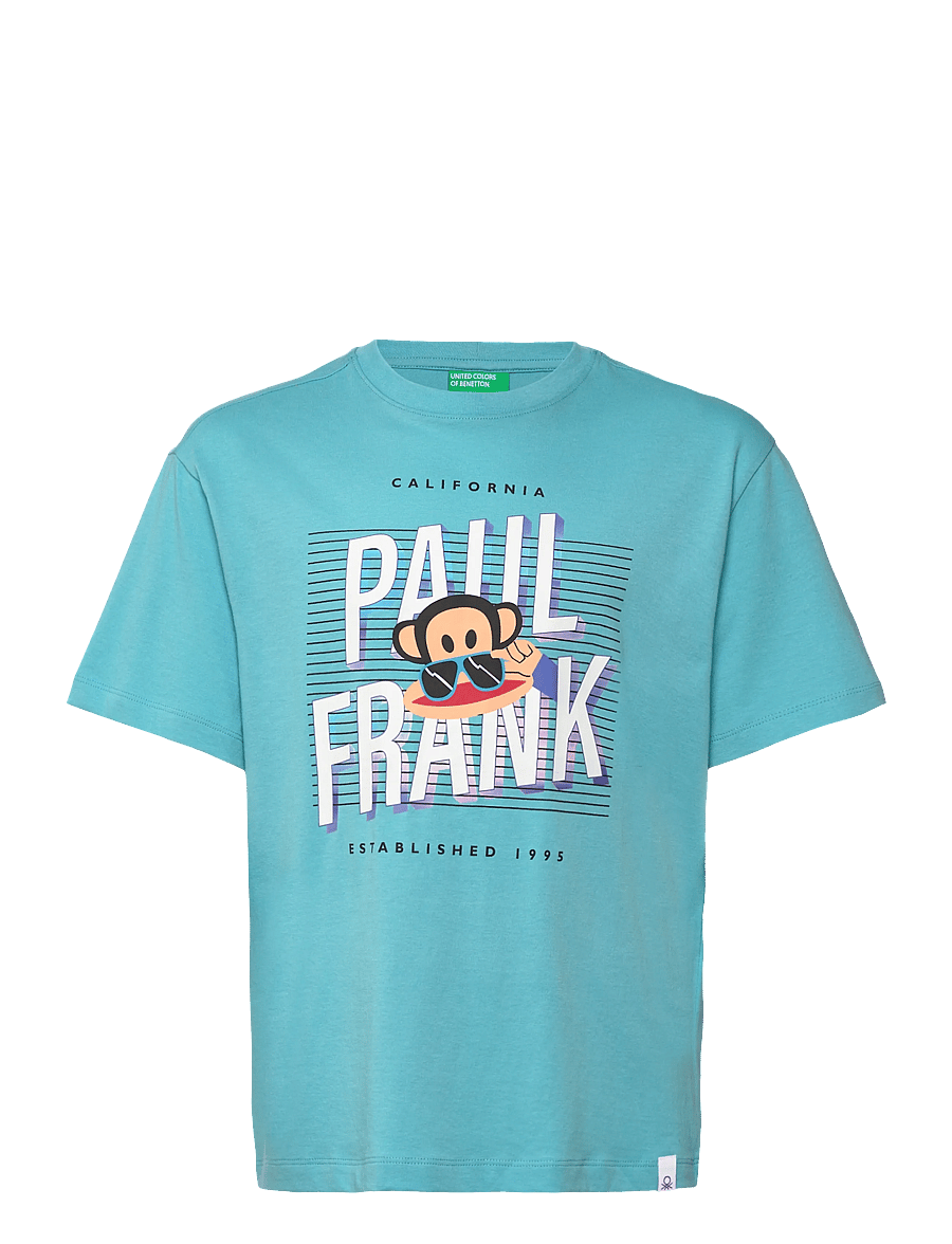 United Colors of Benetton - T-SHIRT - t-shirts à manches courtes - blue - 0