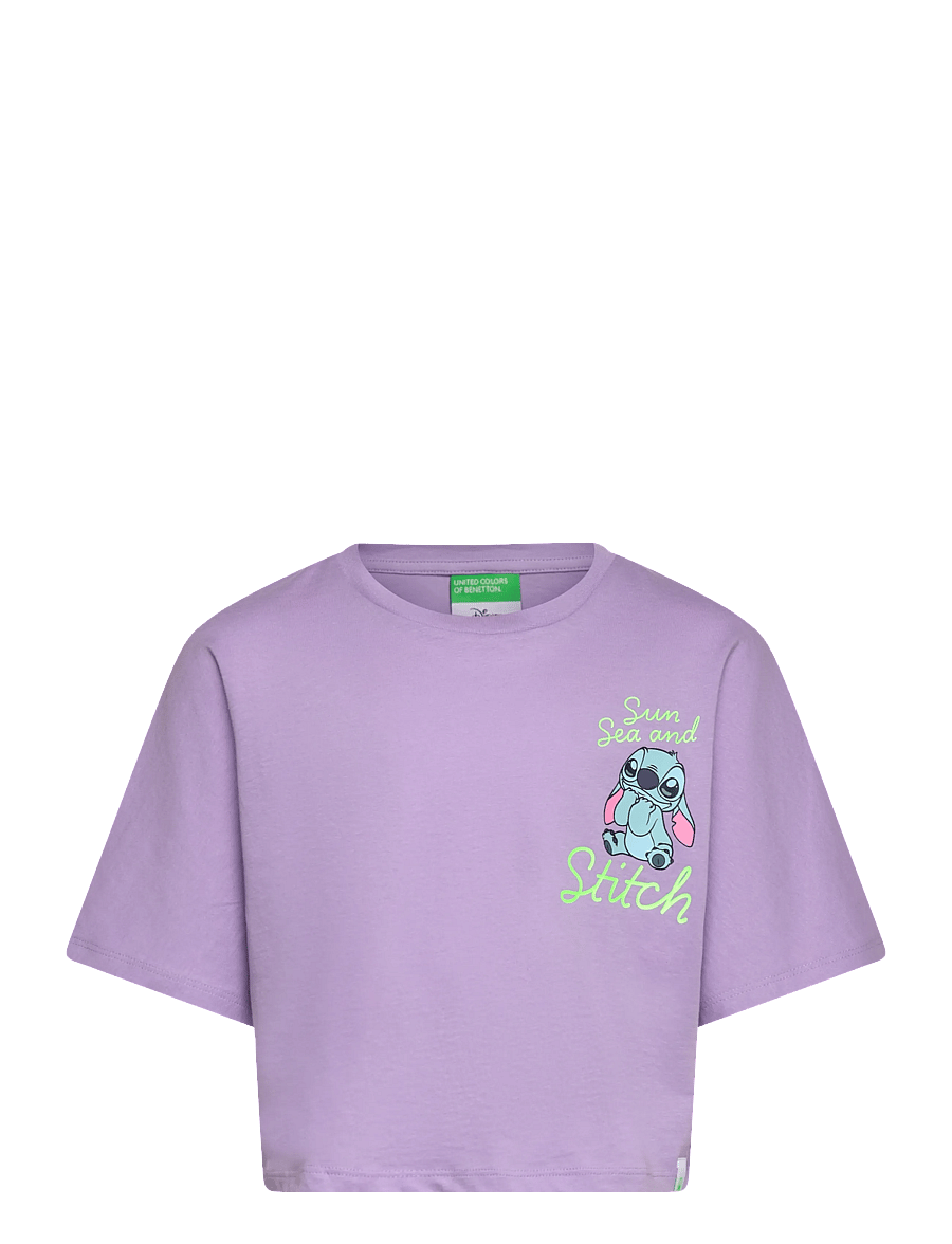 United Colors of Benetton - T-SHIRT - kurzärmelige - violet - 0