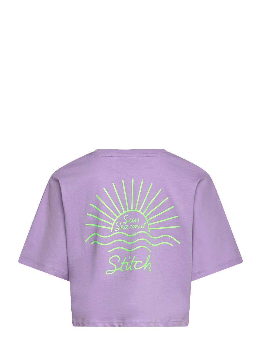 United Colors of Benetton - T-SHIRT - kurzärmelige - violet - 1