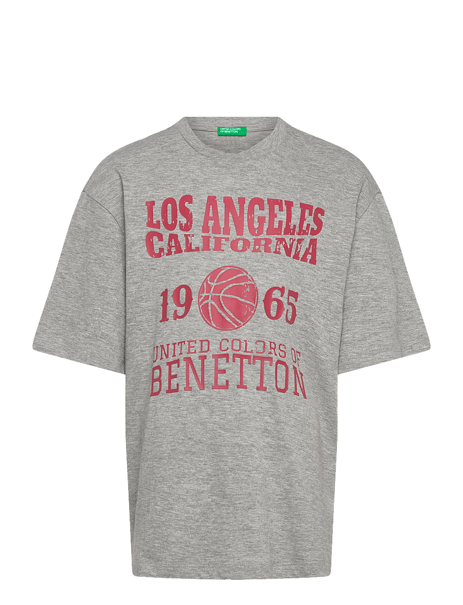 United Colors of Benetton - T-SHIRT - kortærmede t-shirts - grey - 0