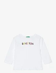United Colors of Benetton - T-SHIRT L/S - långärmade t-shirts - optical white - 0