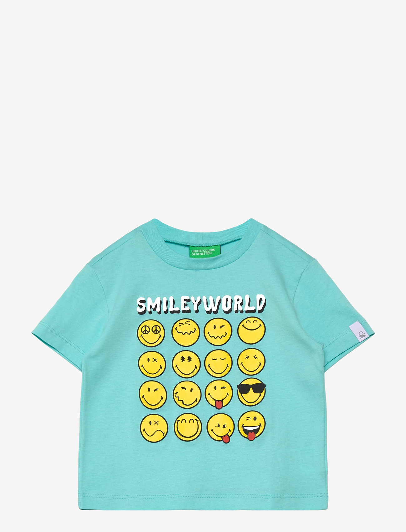 United Colors of Benetton - T-SHIRT - kurzärmelige - blue - 0