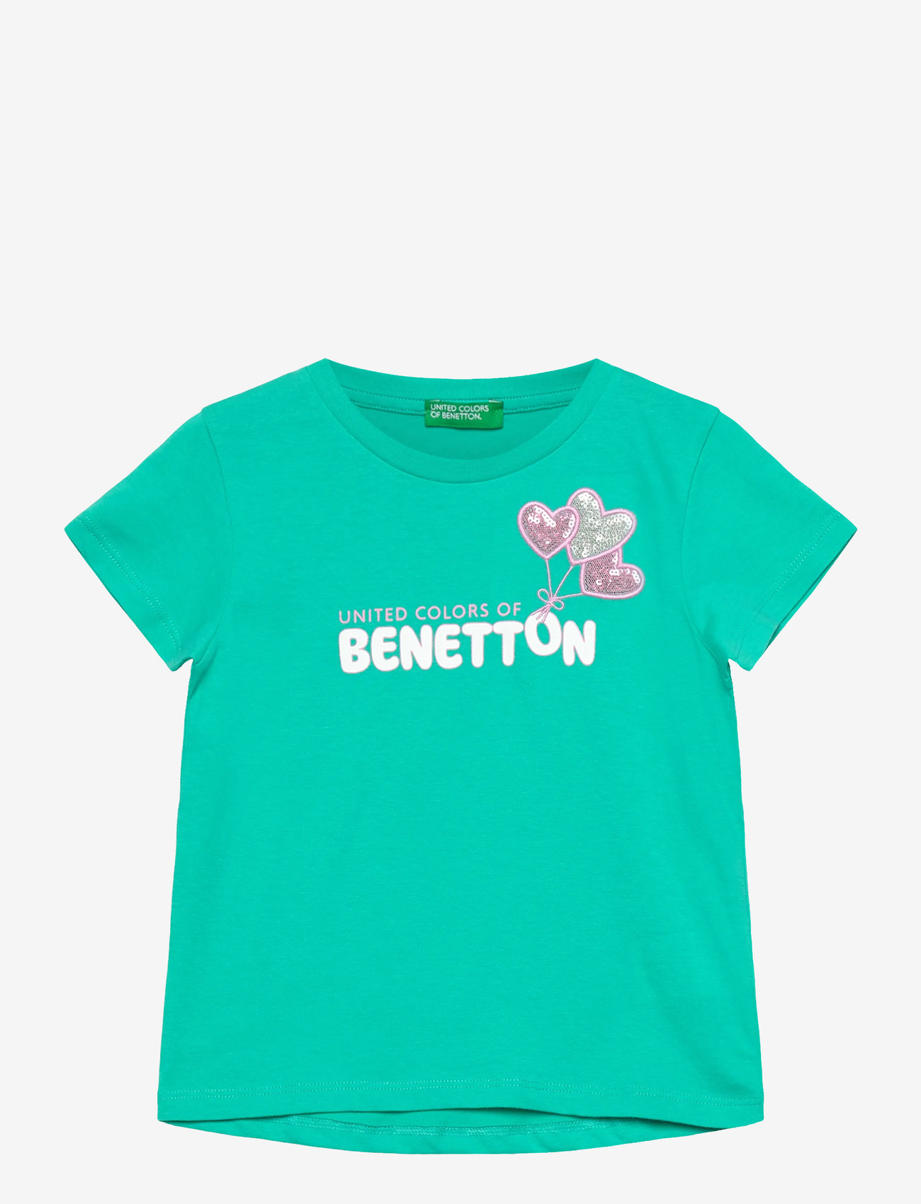 United Colors of Benetton - T-SHIRT - kortärmade t-shirts - green - 0