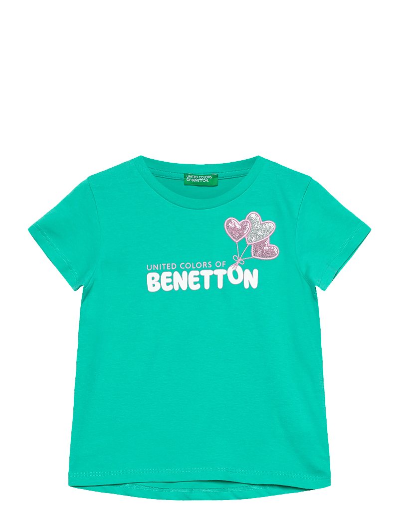 United Colors of Benetton - T-SHIRT - kortärmade t-shirts - green - 0