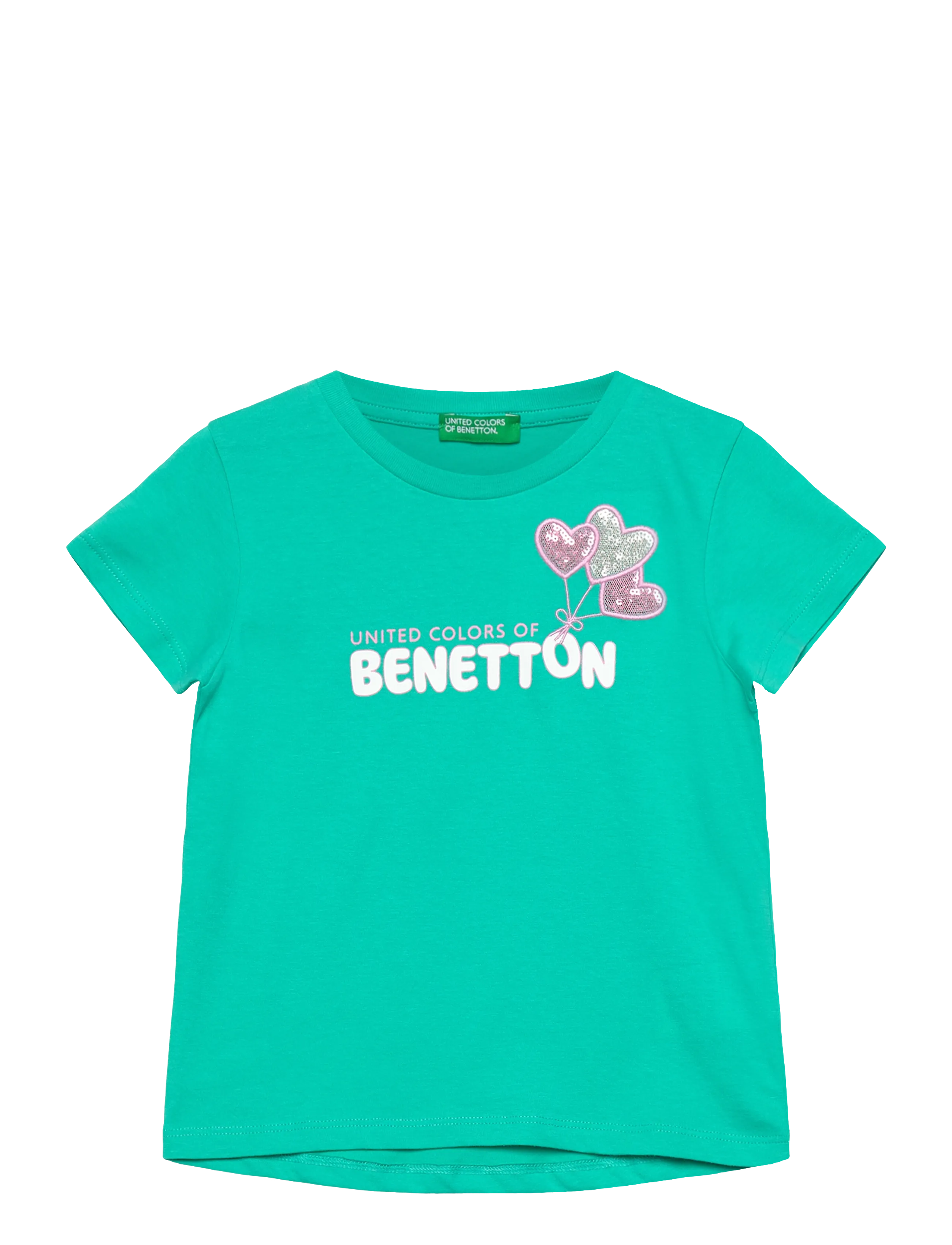 United Colors of Benetton T-SHIRT - Överdelar - GREEN / green