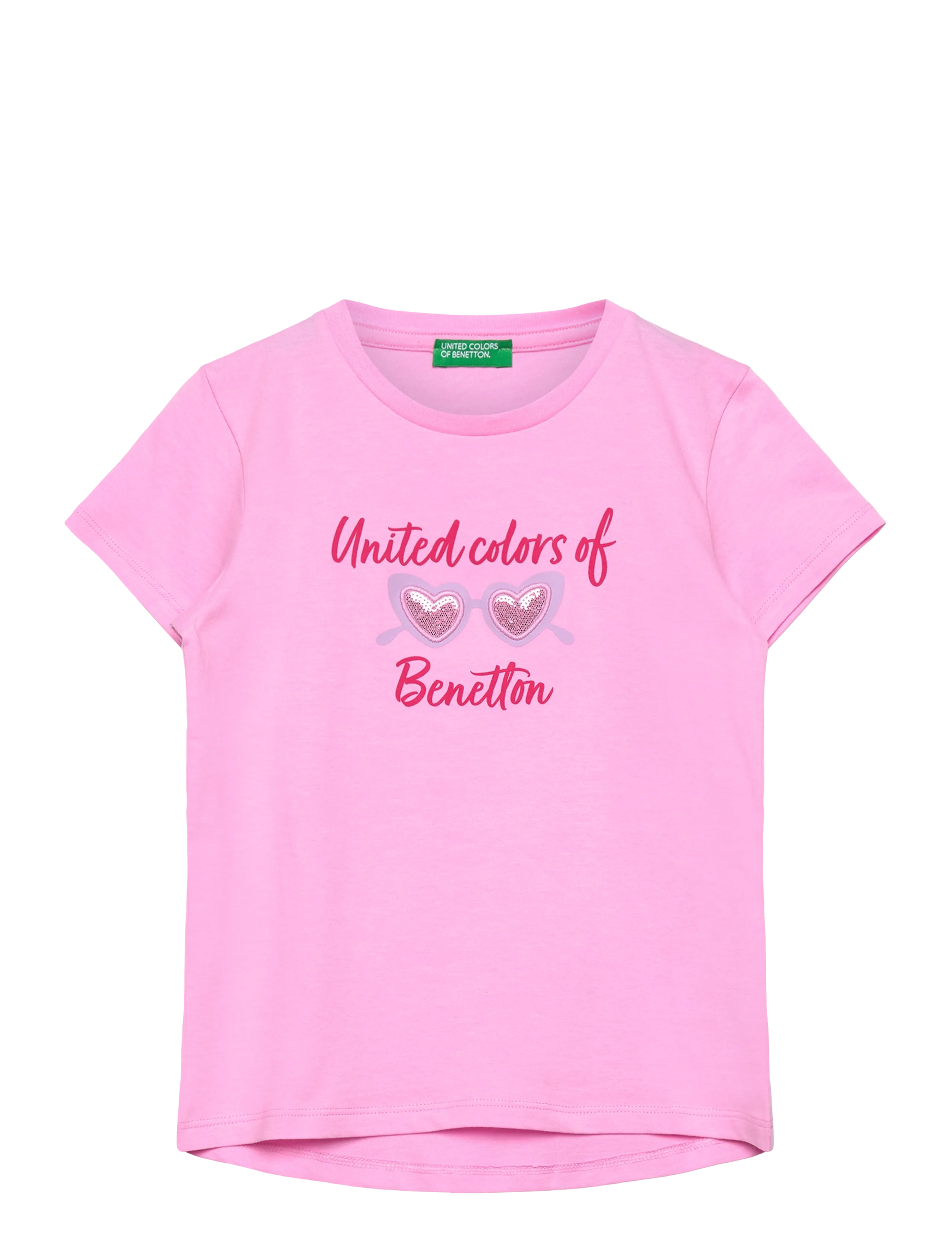 United Colors of Benetton T-SHIRT - Kortærmede T-shirts - PINK / pink/rose