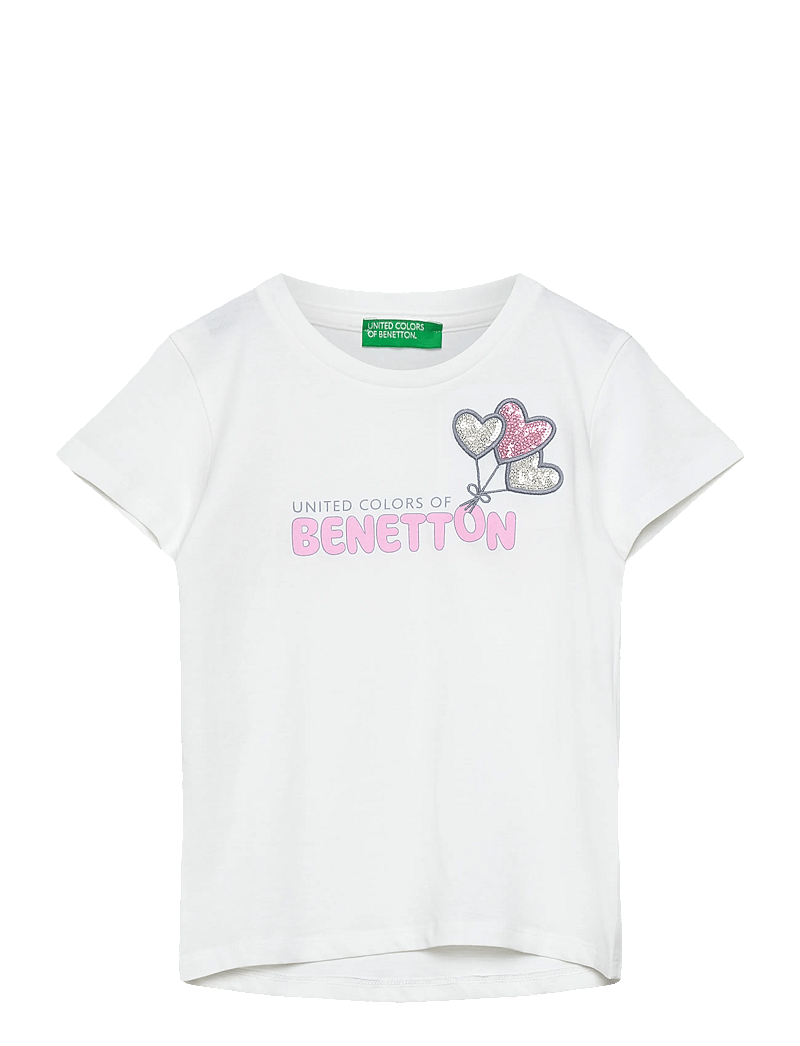 United Colors of Benetton - T-SHIRT - kortærmede t-shirts - white - 0