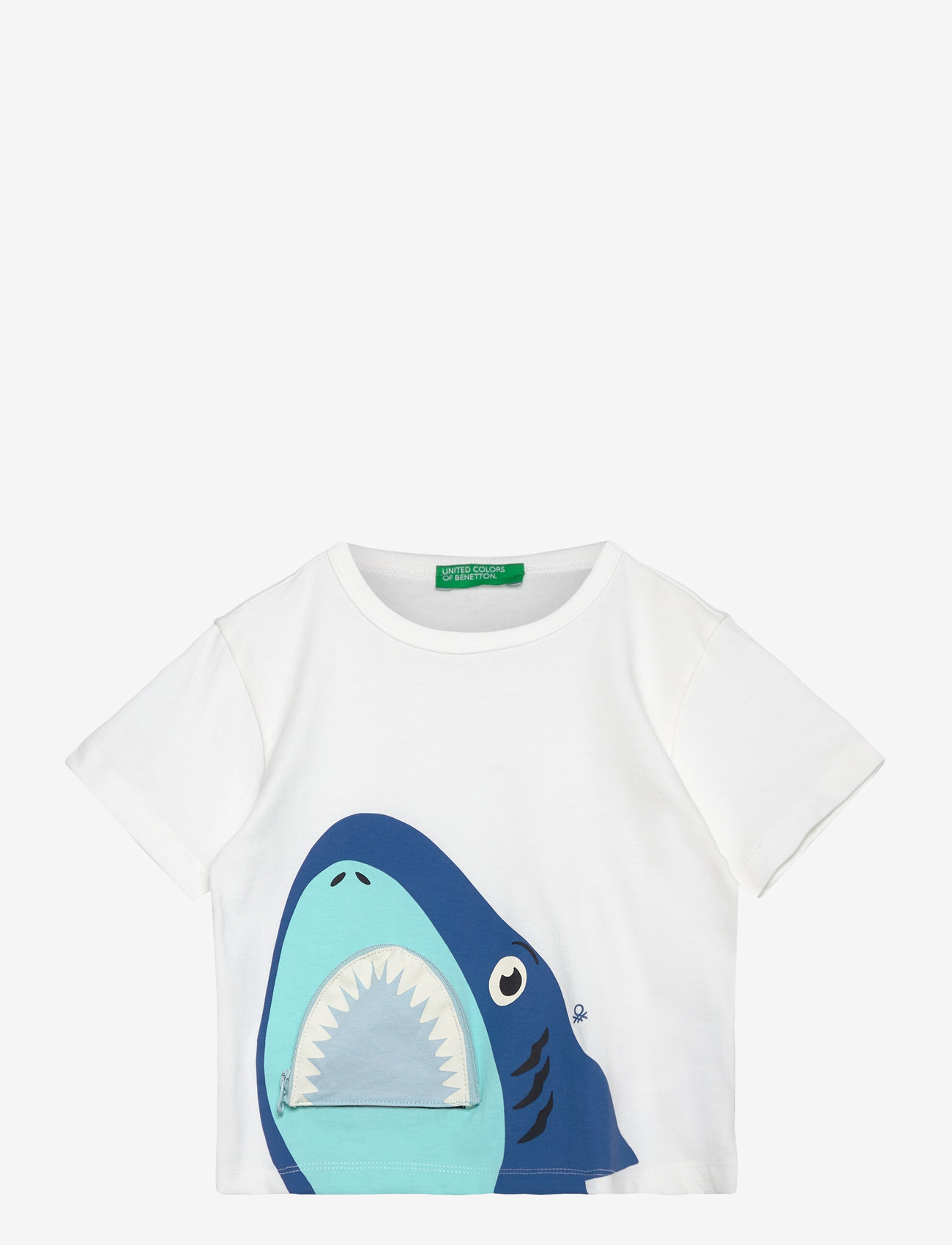 United Colors of Benetton - T-SHIRT - kortærmede t-shirts - white - 0