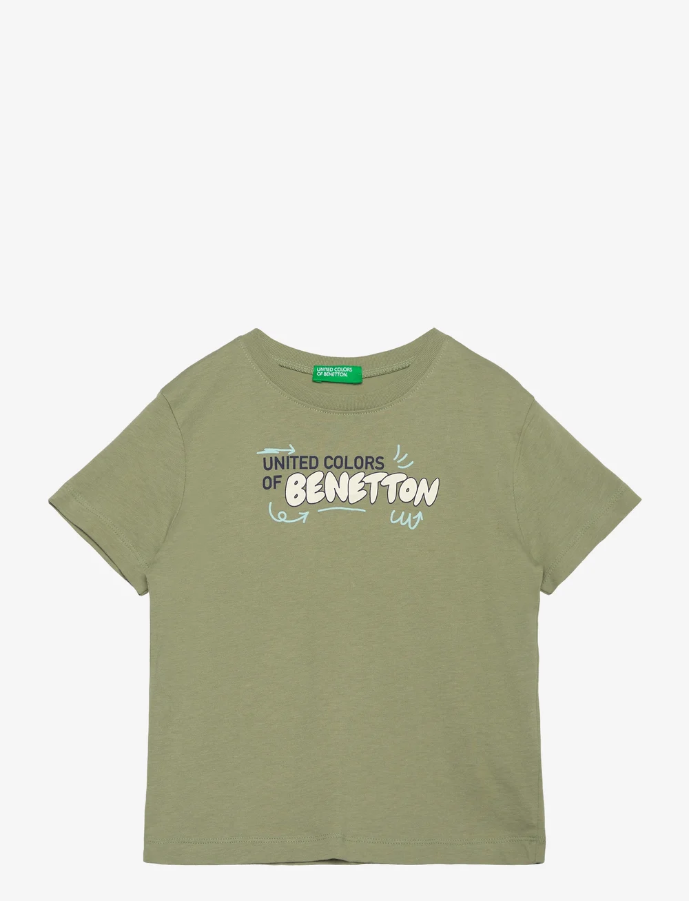 United Colors of Benetton - T-SHIRT - lyhythihaiset t-paidat - green - 0
