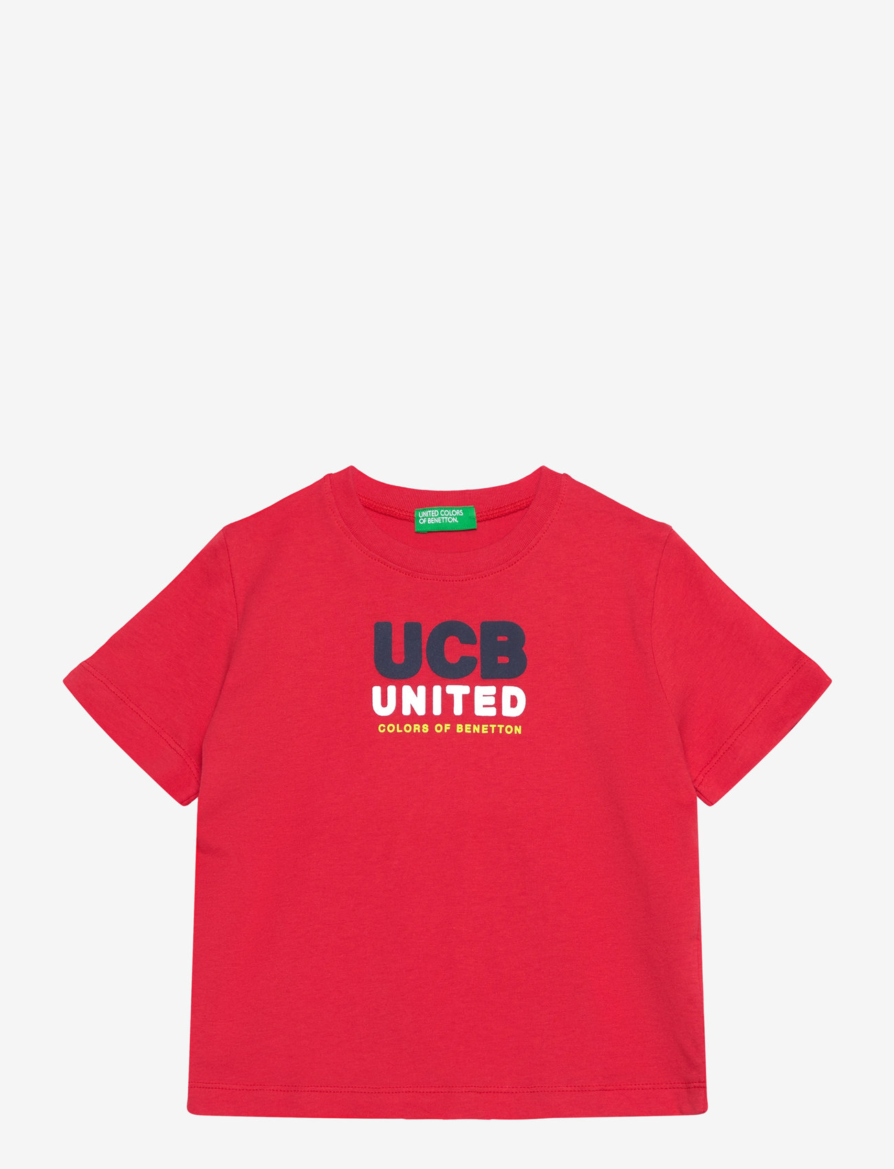 United Colors of Benetton - T-SHIRT - kortærmede t-shirts - red - 0