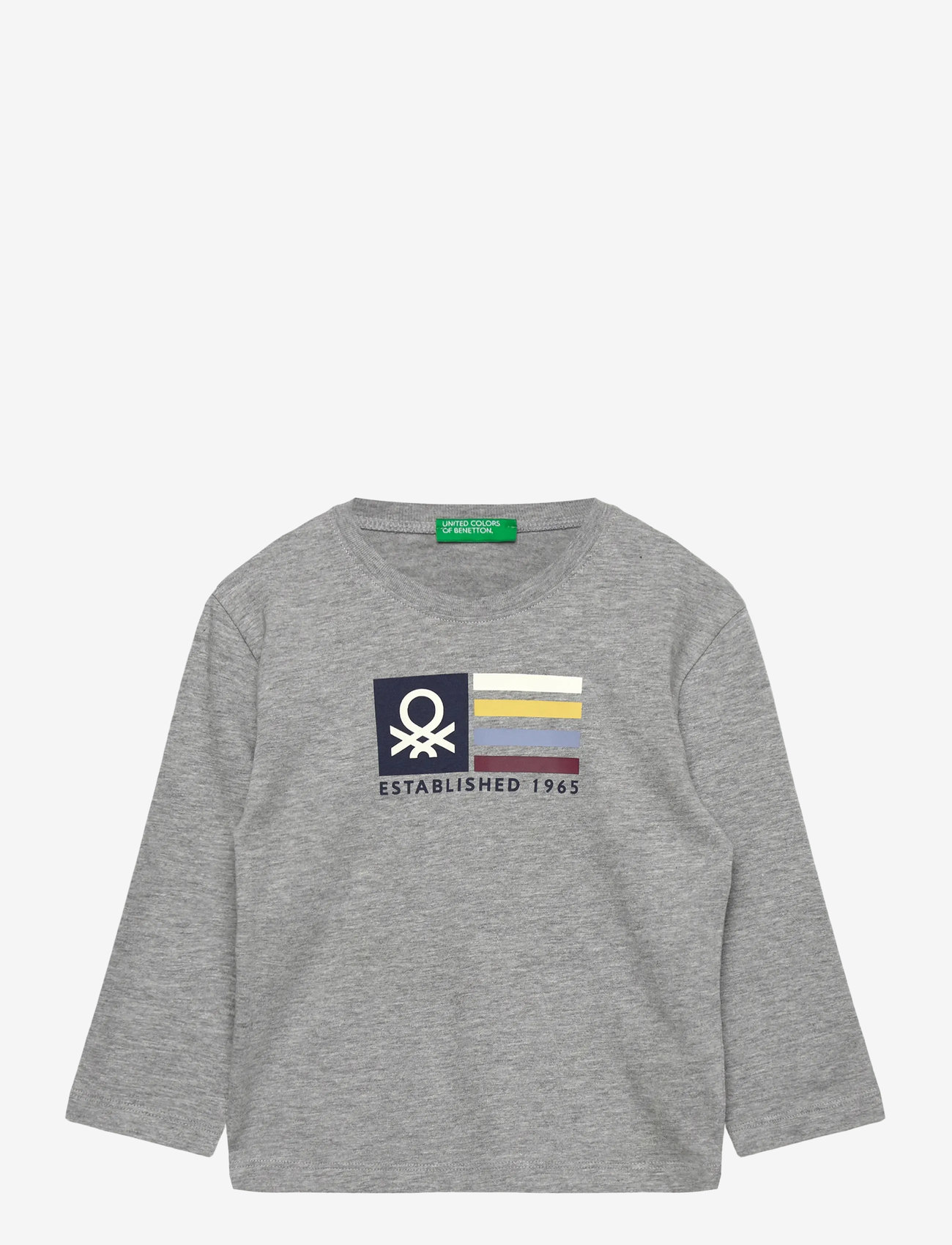 United Colors of Benetton - T-SHIRT L/S - långärmade t-shirts - grey - 0