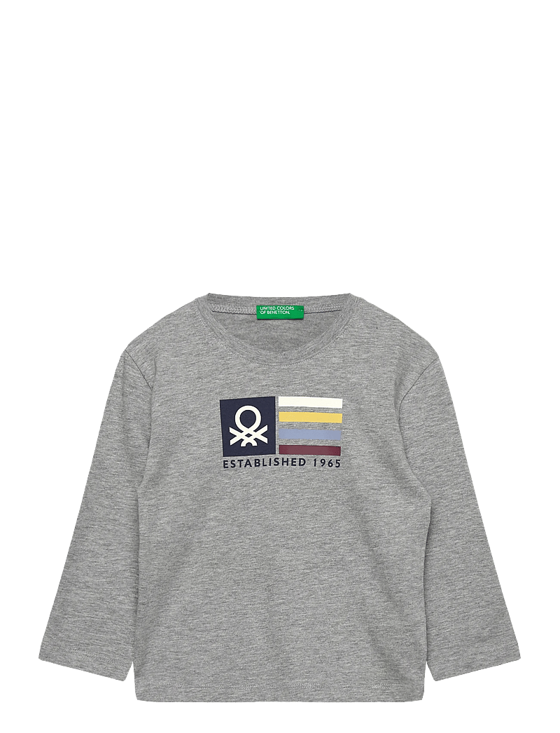 United Colors of Benetton - T-SHIRT L/S - långärmade t-shirts - grey - 0