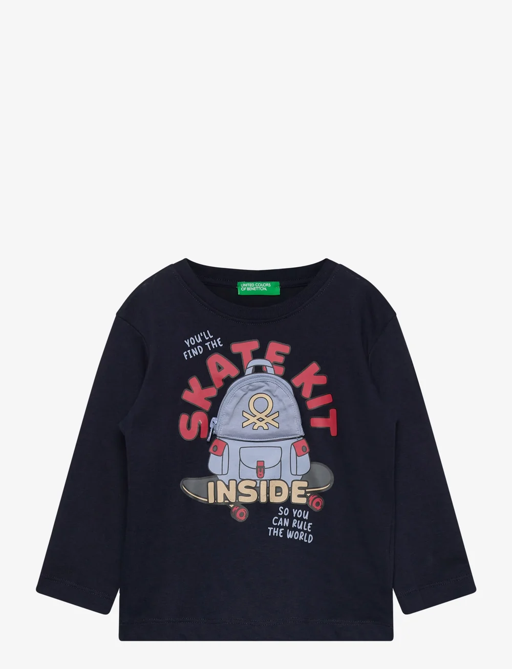 United Colors of Benetton - T-SHIRT L/S - langærmede t-shirts - blue - 0