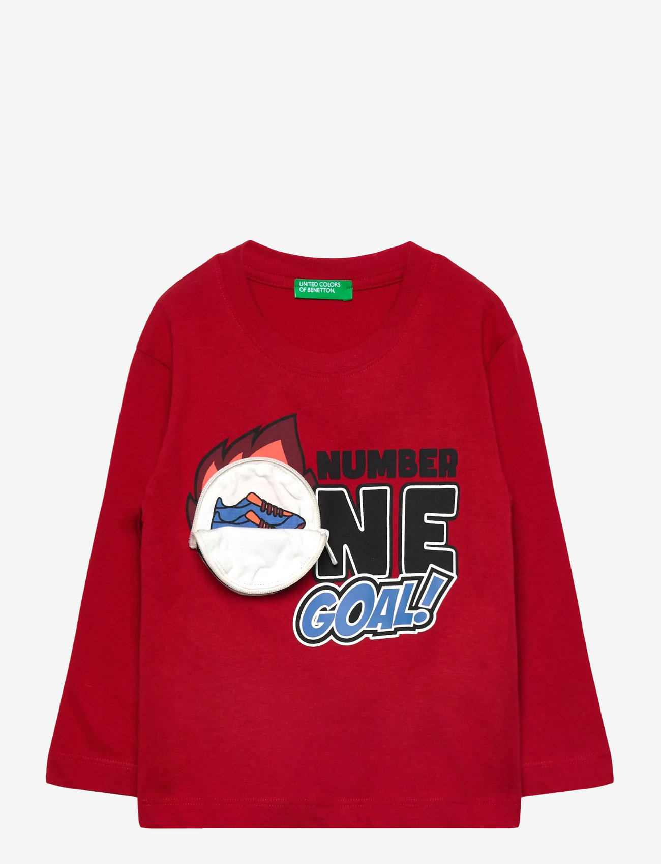 United Colors of Benetton - T-SHIRT L/S - langærmede t-shirts - red - 0