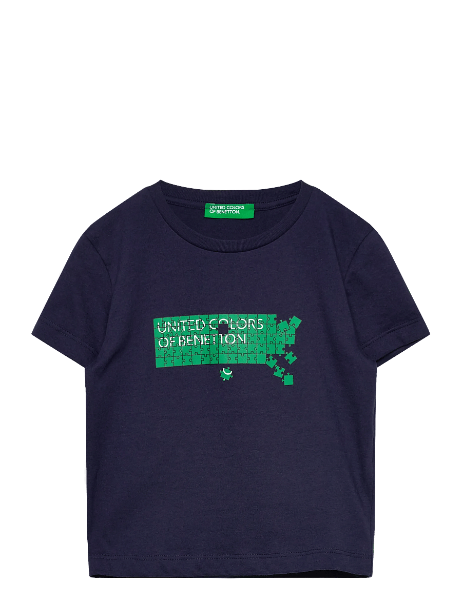 United Colors of Benetton - T-SHIRT - kortærmede t-shirts - blue - 0