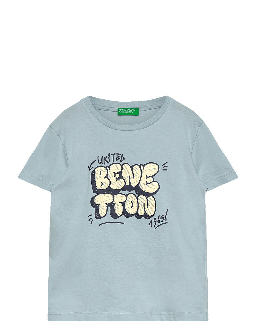 United Colors of Benetton - T-SHIRT - kortærmede t-shirts - blue - 0