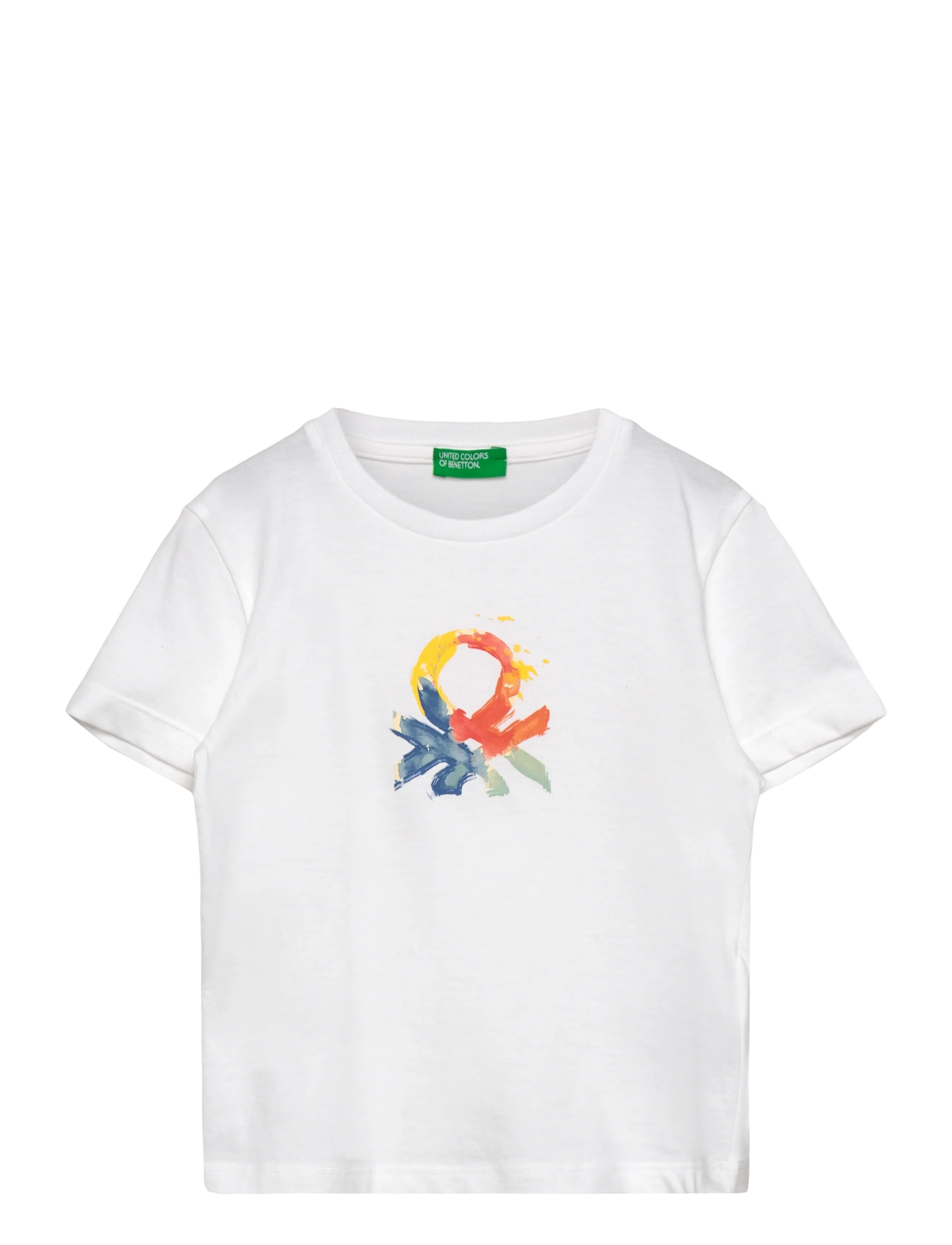 United Colors of Benetton T-SHIRT - Överdelar - WHITE / white