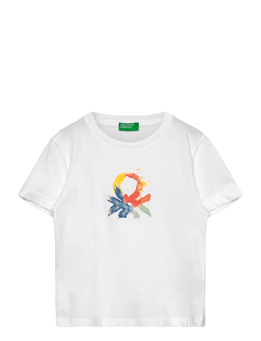 United Colors of Benetton - T-SHIRT - t-shirts à manches courtes - white - 0